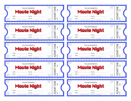 Printed Movie Ticket Manufacturer Printed Movie Ticket Manufacturer