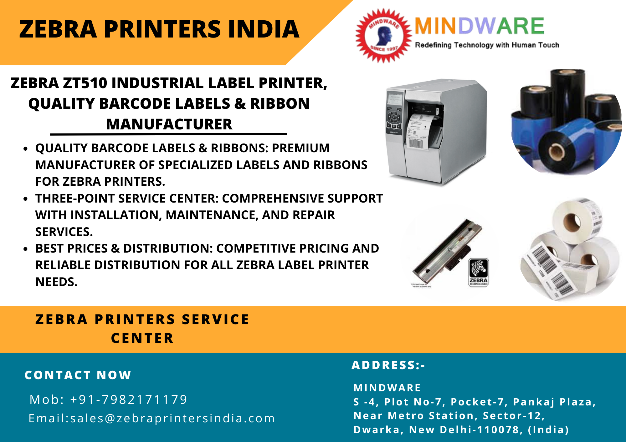 Zebra ZT510 Industrial Barcode Label Printer By Mindware Zebra ZT510 Industrial Barcode Label Printer By Mindware