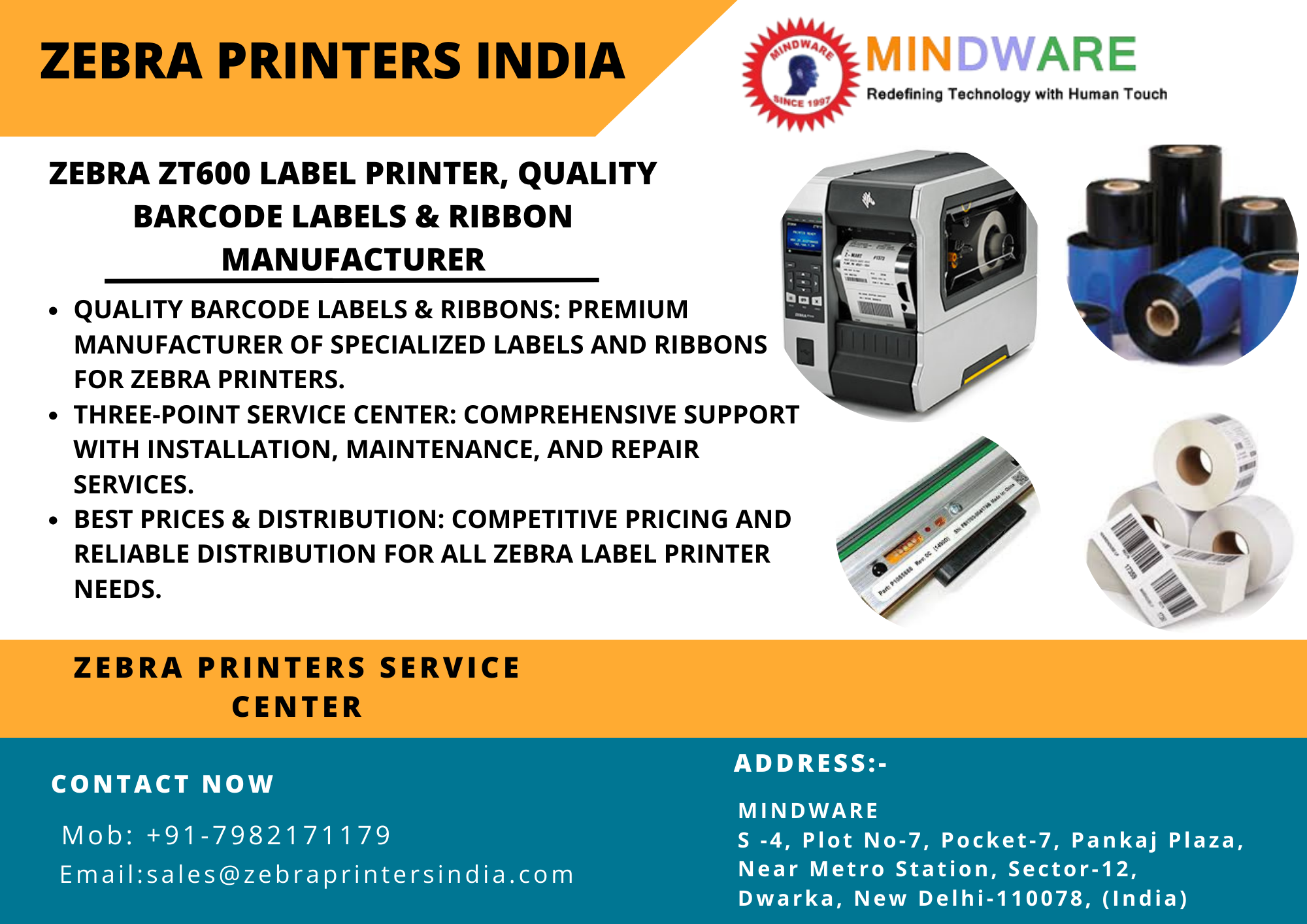 Zebra ZT600 Industrial Barcode Label Printer By Mindware Zebra ZT600 Industrial Barcode Label Printer By Mindware