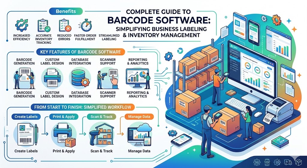 Complete Guide to Barcode Software Simplifying Business Labeling and Inventory Management Complete Guide to Barcode Software Simplifying Business Labeling and Inventory Management