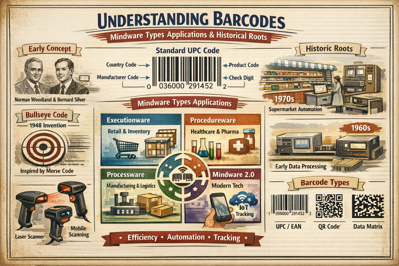 Understanding Barcodes with Mindware Types Applications and Historical Roots Understanding Barcodes with Mindware Types Applications and Historical Roots