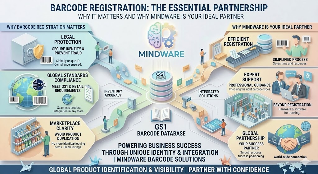 Why Barcode Registration Matters and Why Mindware Is Your Ideal Partner Why Barcode Registration Matters and Why Mindware Is Your Ideal Partner